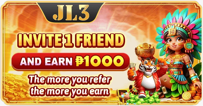 JL3 invite friends promotion — earn up to ₱1000 per referral